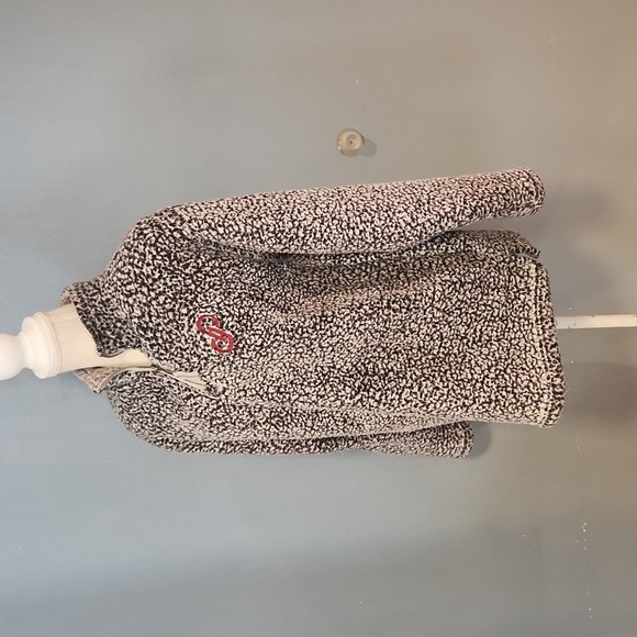 JA Poshmark swag chuncky sherpa quarter zip pullover sweater - Picture 1 of 8